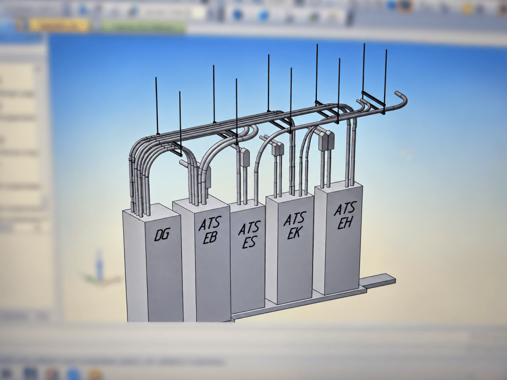 3D model ATS layout